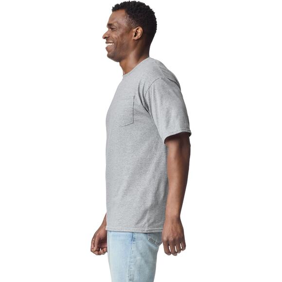 2 Gildan Mens 2XL Softstyle Cotton Blend Heather Short Sleeve Crew Neck T Shirt - Picture 4 of 6